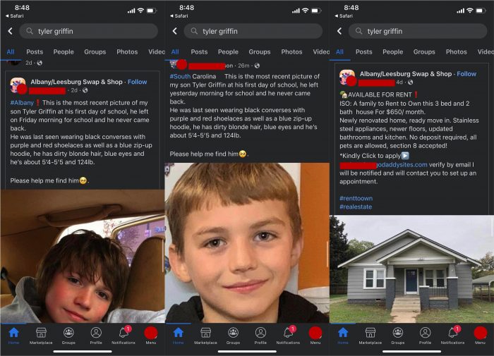 Tyler Griffin Missing Boy Scam Trend Micro News