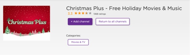 Is the Christmas Plus App a Scam_Roku_20221202