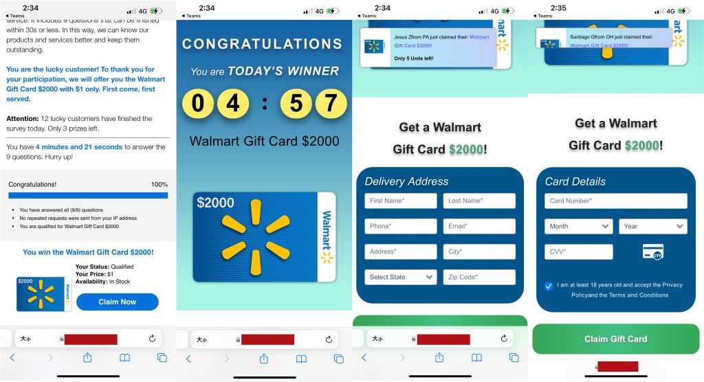 Spot the Scam_Walmart Gift Card Scam_Phishing Survey Pages_2_20221202