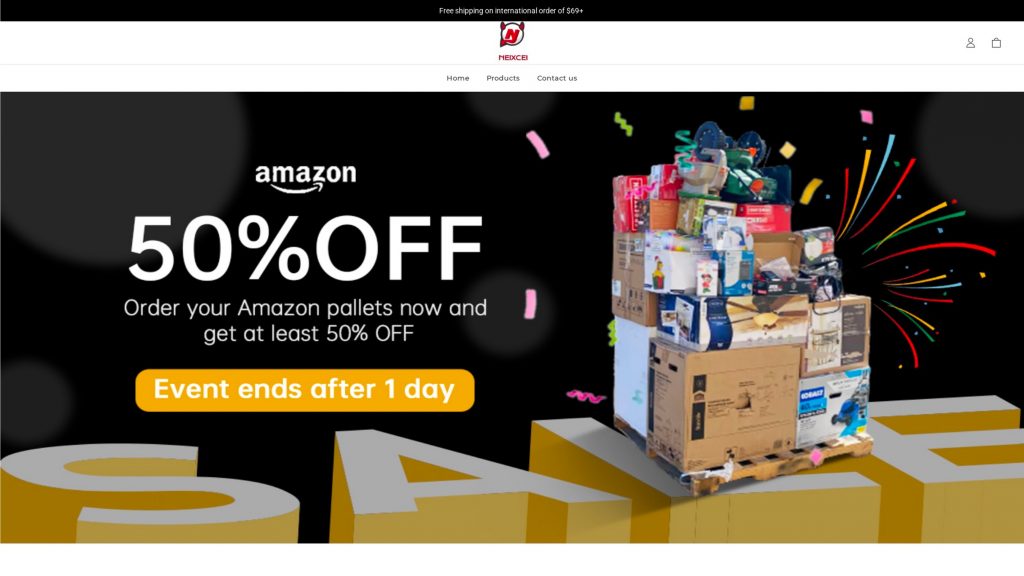 Spot the Scam_neixcei.com Scam_Fake Amazon Shopping_20221216