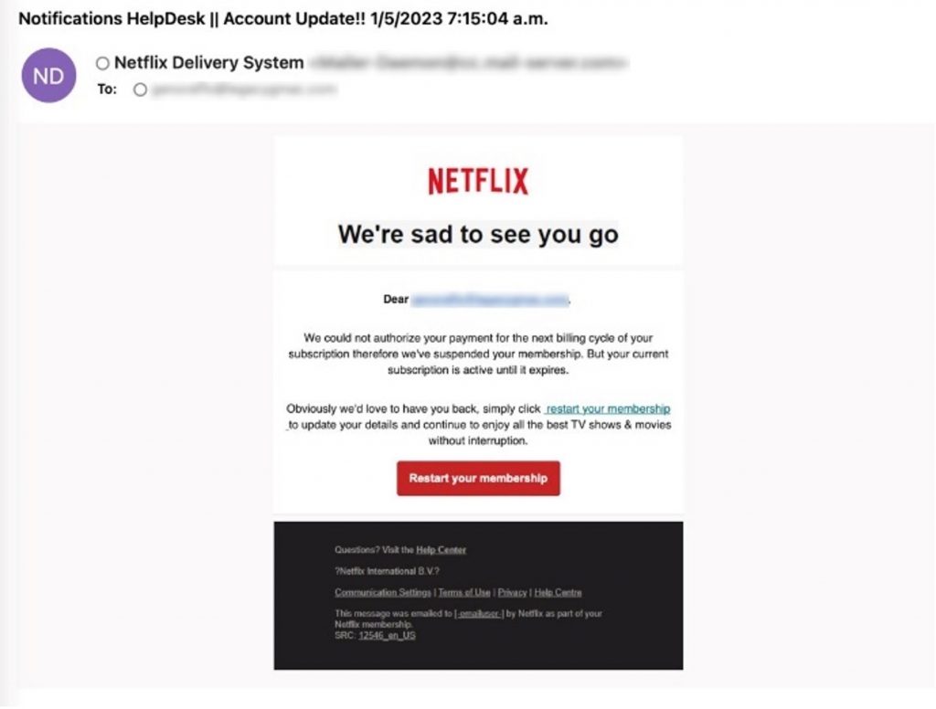 Top Netflix Scams 2023 Trend Micro News