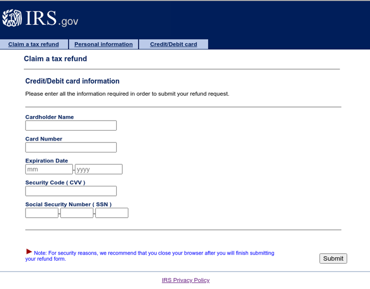 Popular Tax Scams 2023 - Fake IRS websites (2.3)