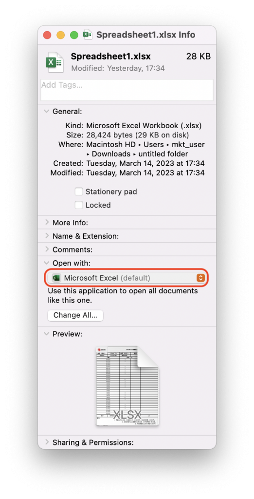 How to make Excel default on Mac (3)
