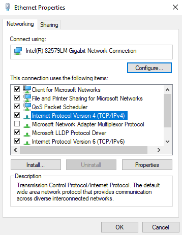 How to Fix the ‘Ethernet Doesn't Have a Valid IP Configuration’ Error (3)