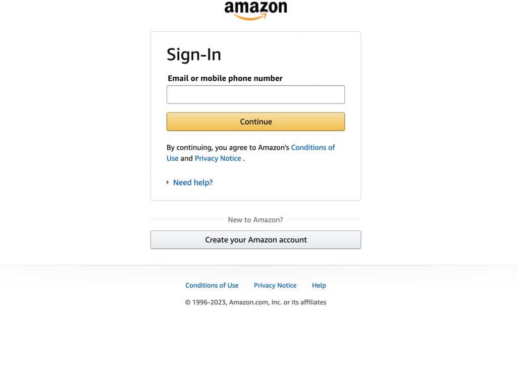 Spot the Scam_Amazon Prime_Phishing Page_20230310