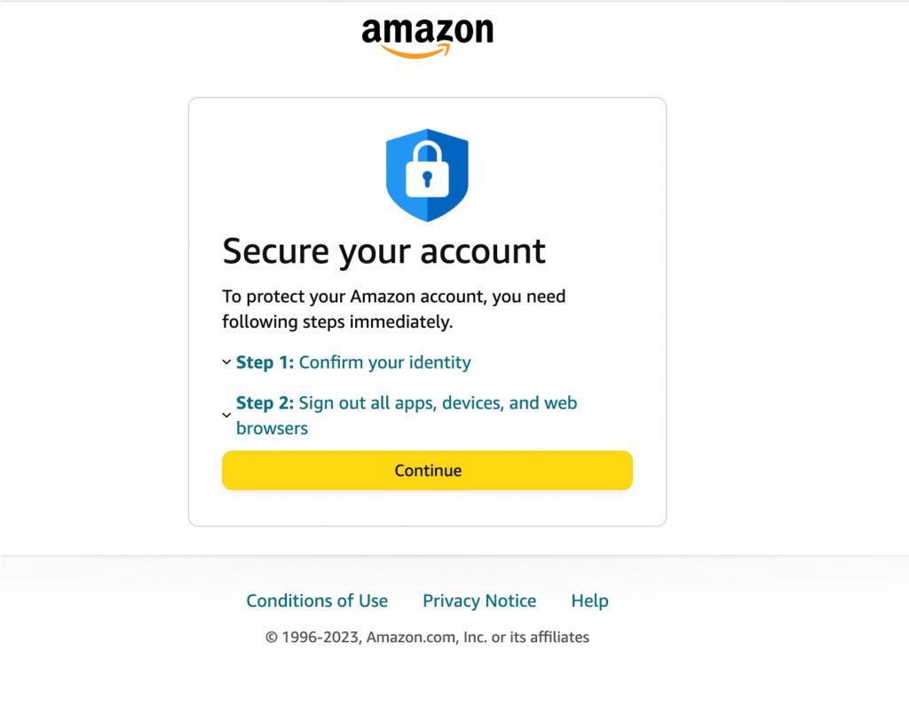 Spot the Scam_Amazon Prime_Phishing Page_2_20230310