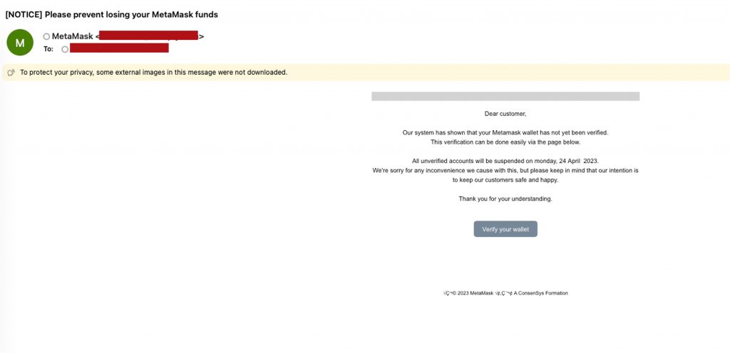 Phishing Scams - MetaMask Scam (1)