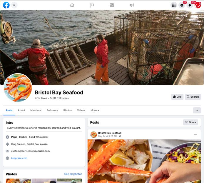 Bristol Bay Seafood Facebook Scam (1)