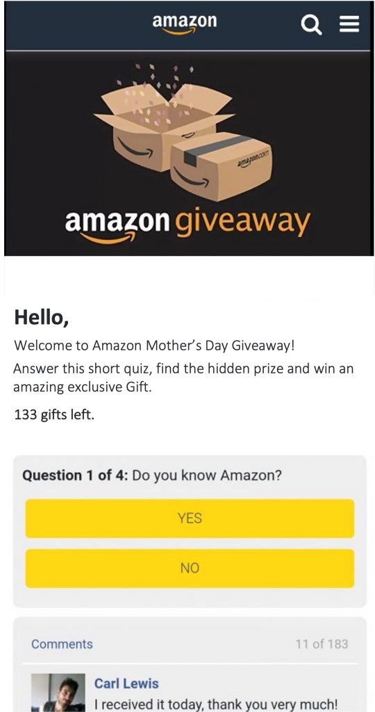 amazon mothers day giveaway