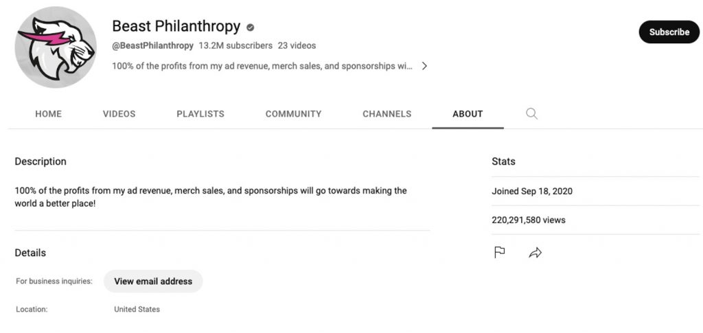 MrBeast $50,000 Birthday Giveaway- Scam or Not_Beast Philanthropy YouTube_20230510