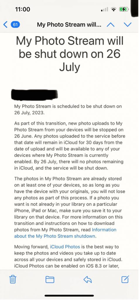Apple Photo Stream Scam_Email_Reddit