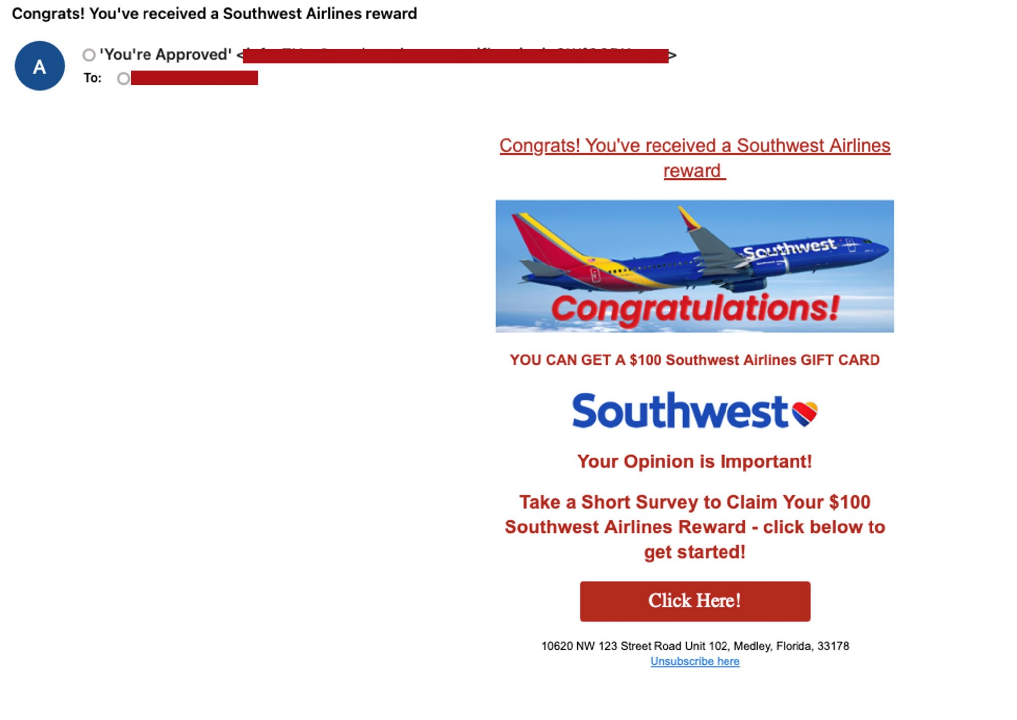 Southwest Airlines, Coinbase, and USPS Top Scams of the Week Trend