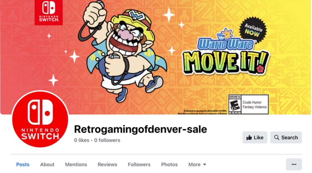 Retro Gaming of Denver Sale Scam