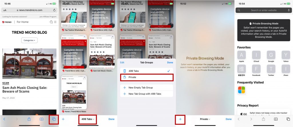 How to use incognito mode on Safari for iphone