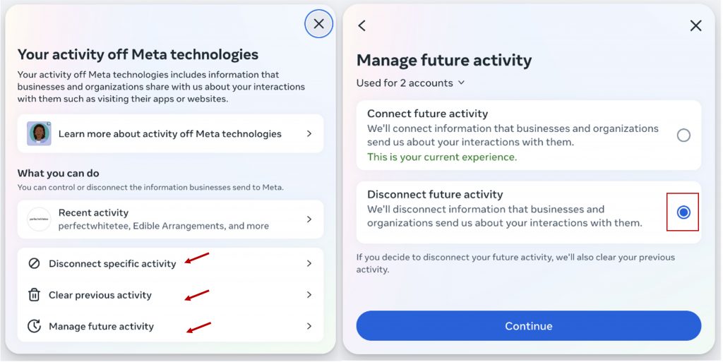 What is Meta AI_Activities Off Sharing