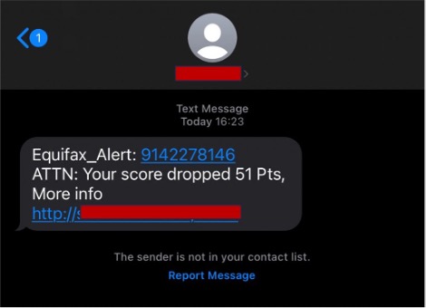 smishing scam_ScamCheck_Equifax