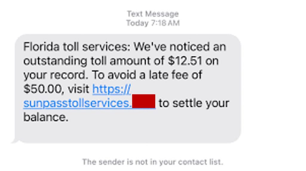 SunPass Toll Scams