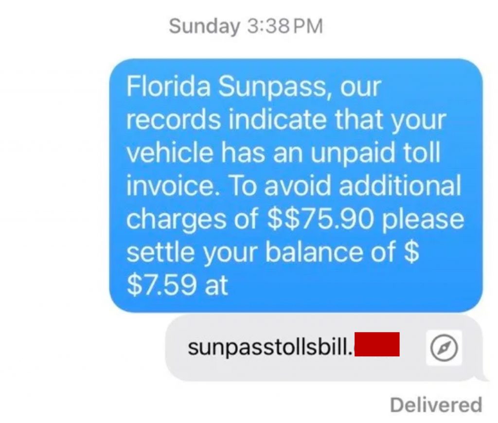 SunPass Toll Scams