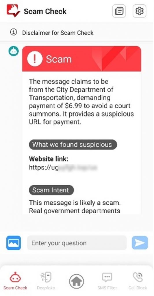 City Department of Transportation scam_Scam Check