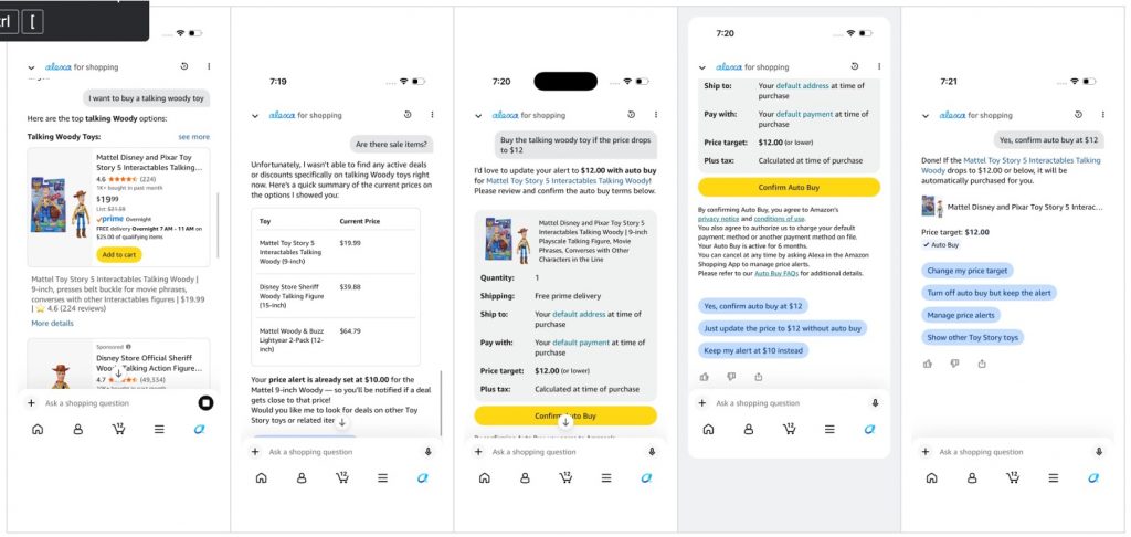 Alexa Autobuy flow